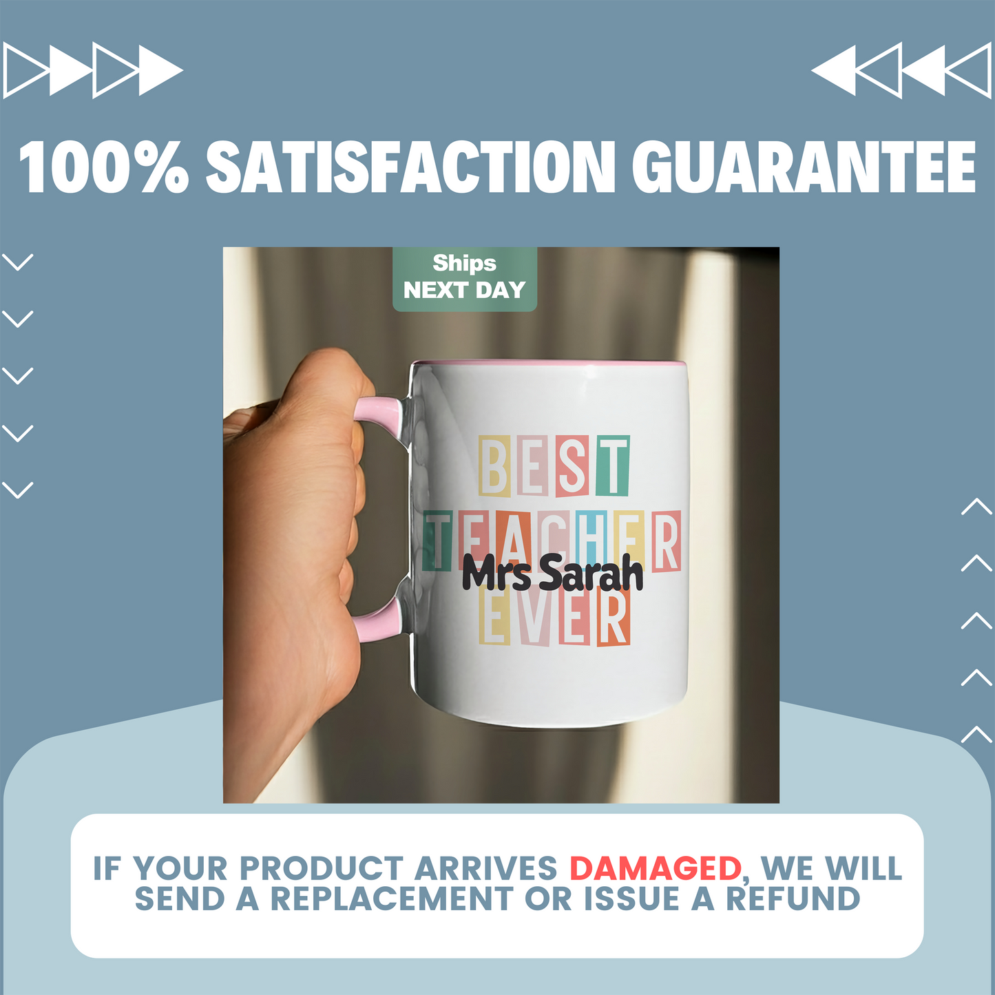 Personalized Best Teacher Ever Mug