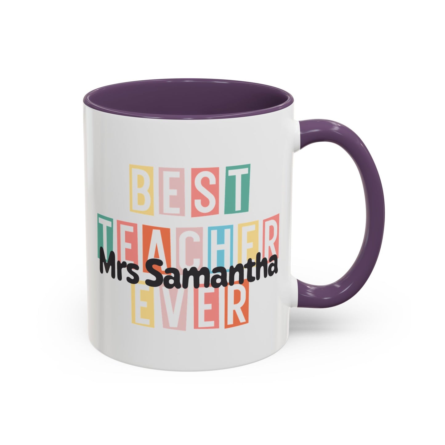 Personalized Best Teacher Ever Mug