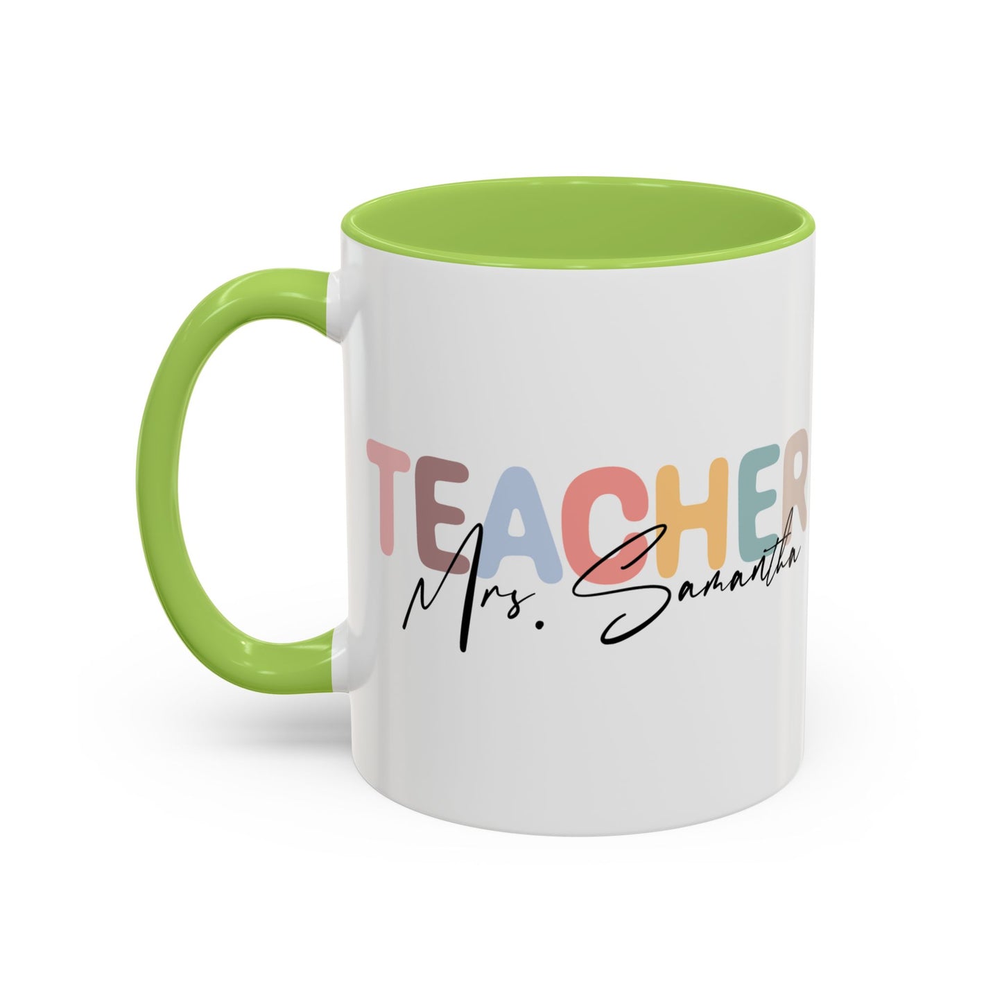Personalized Teacher Nutrition Facts Mug