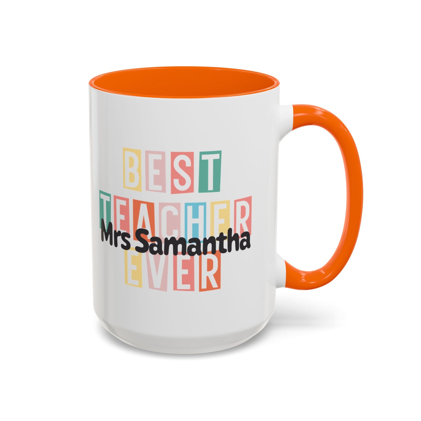 Personalized Best Teacher Ever Mug