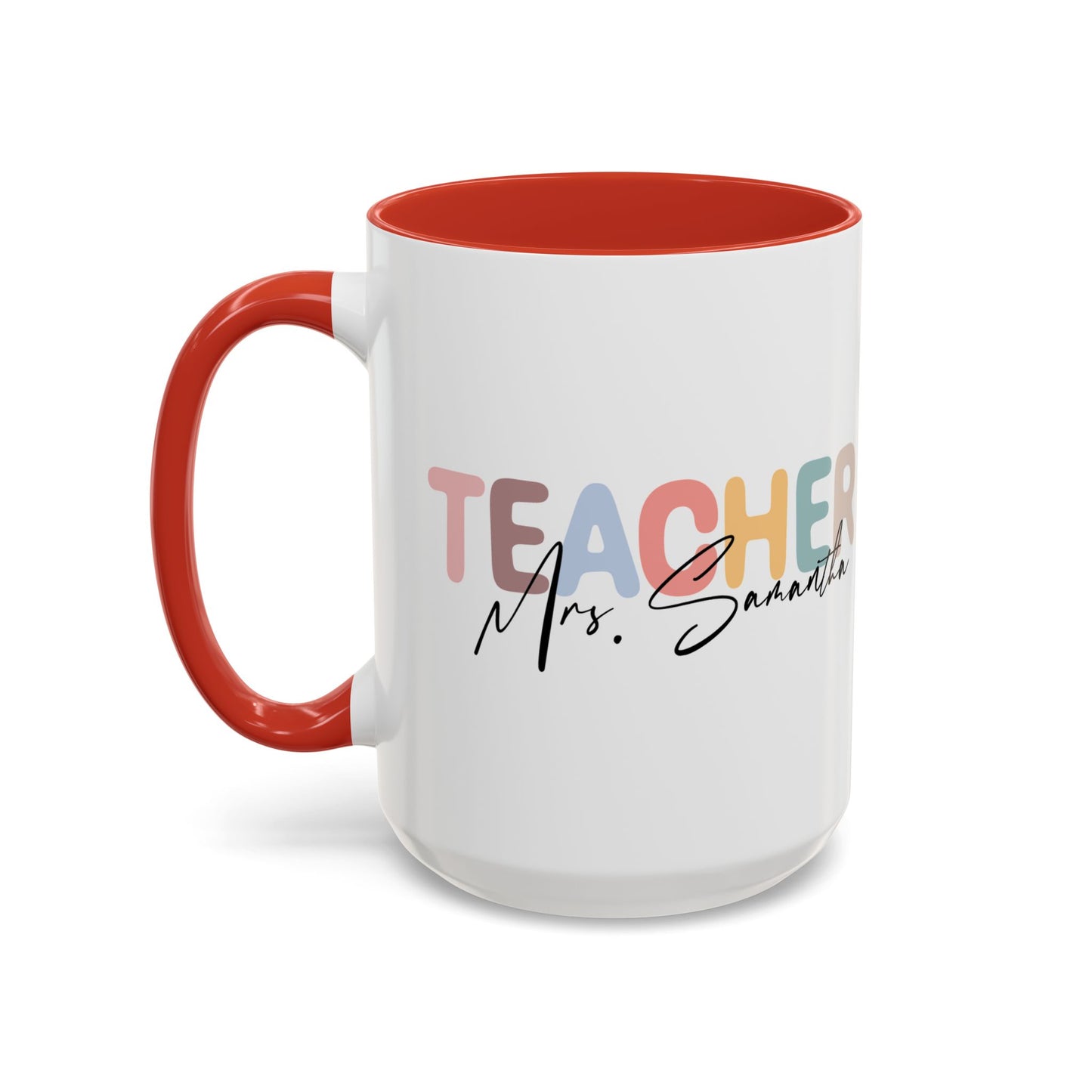Personalized Teacher Nutrition Facts Mug