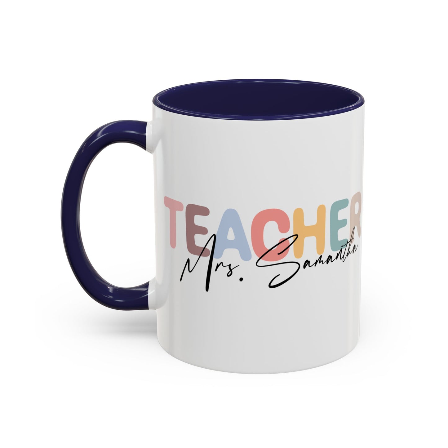 Personalized Teacher Nutrition Facts Mug