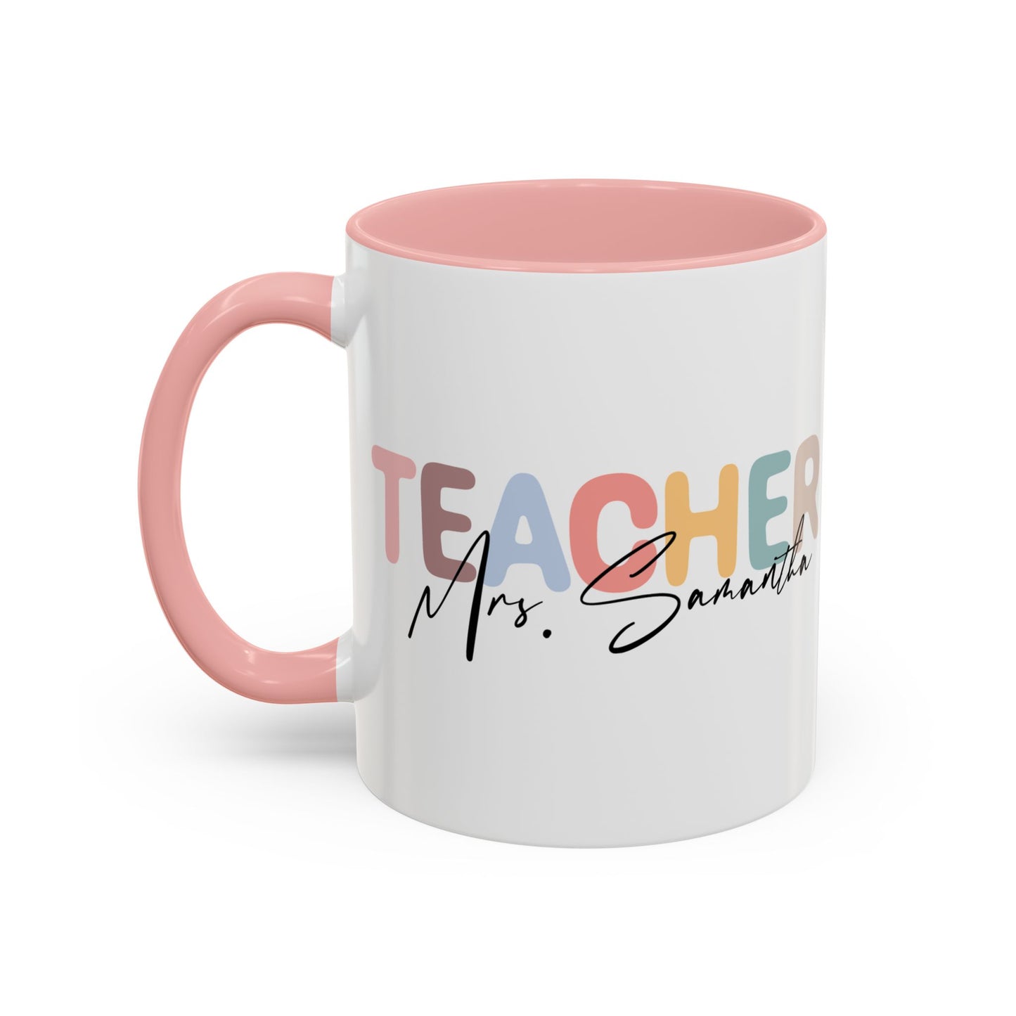 Personalized Teacher Nutrition Facts Mug