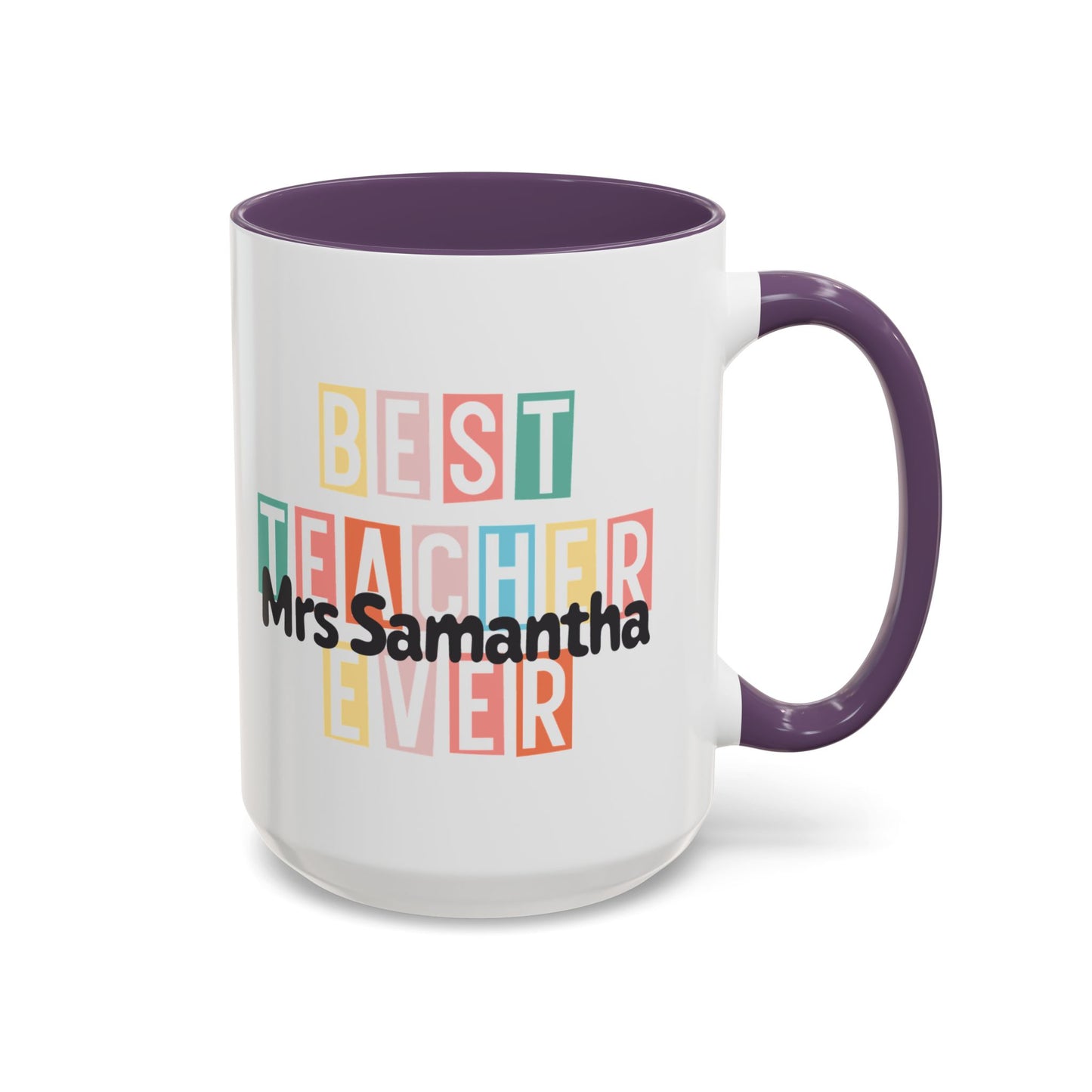 Personalized Best Teacher Ever Mug
