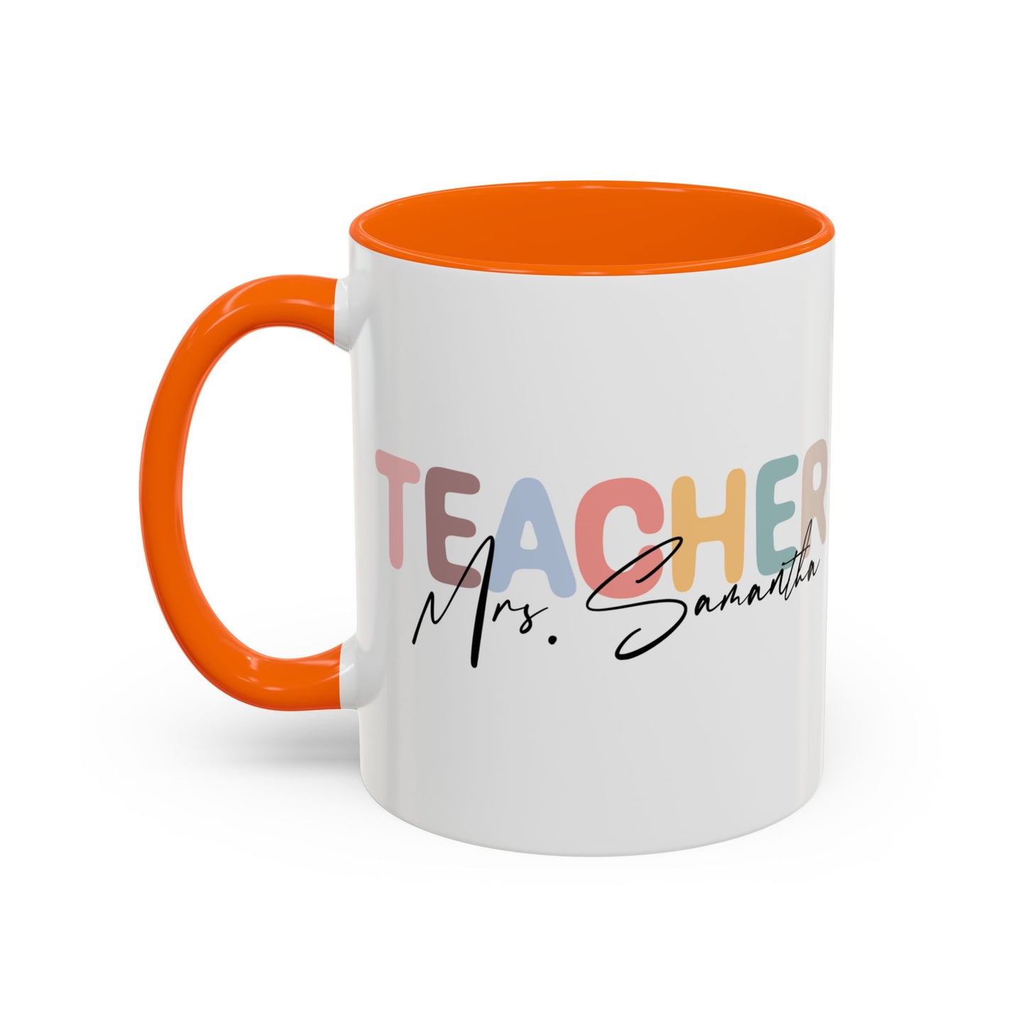 Personalized Teacher Nutrition Facts Mug
