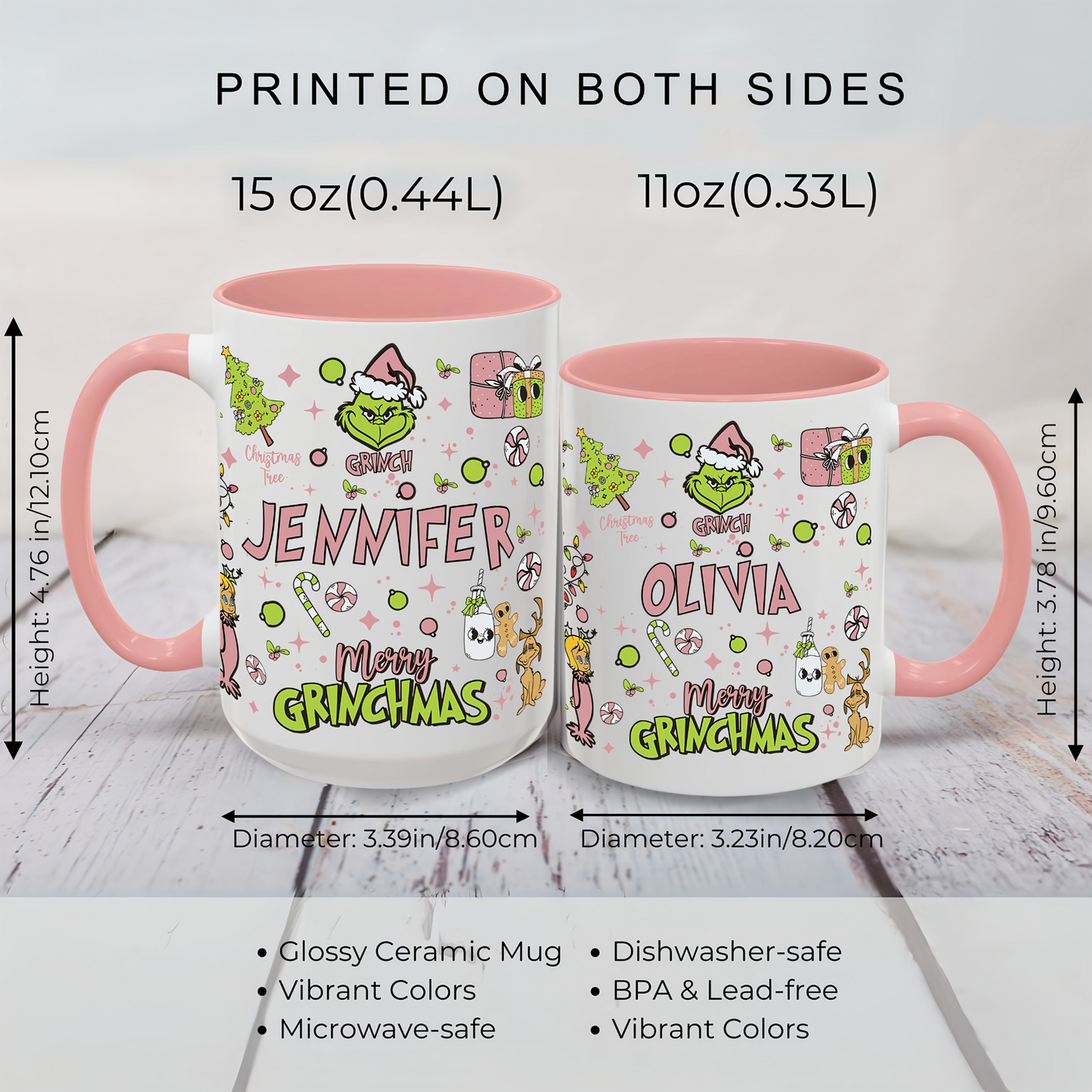 Personalized Merry Grinchmas Mug