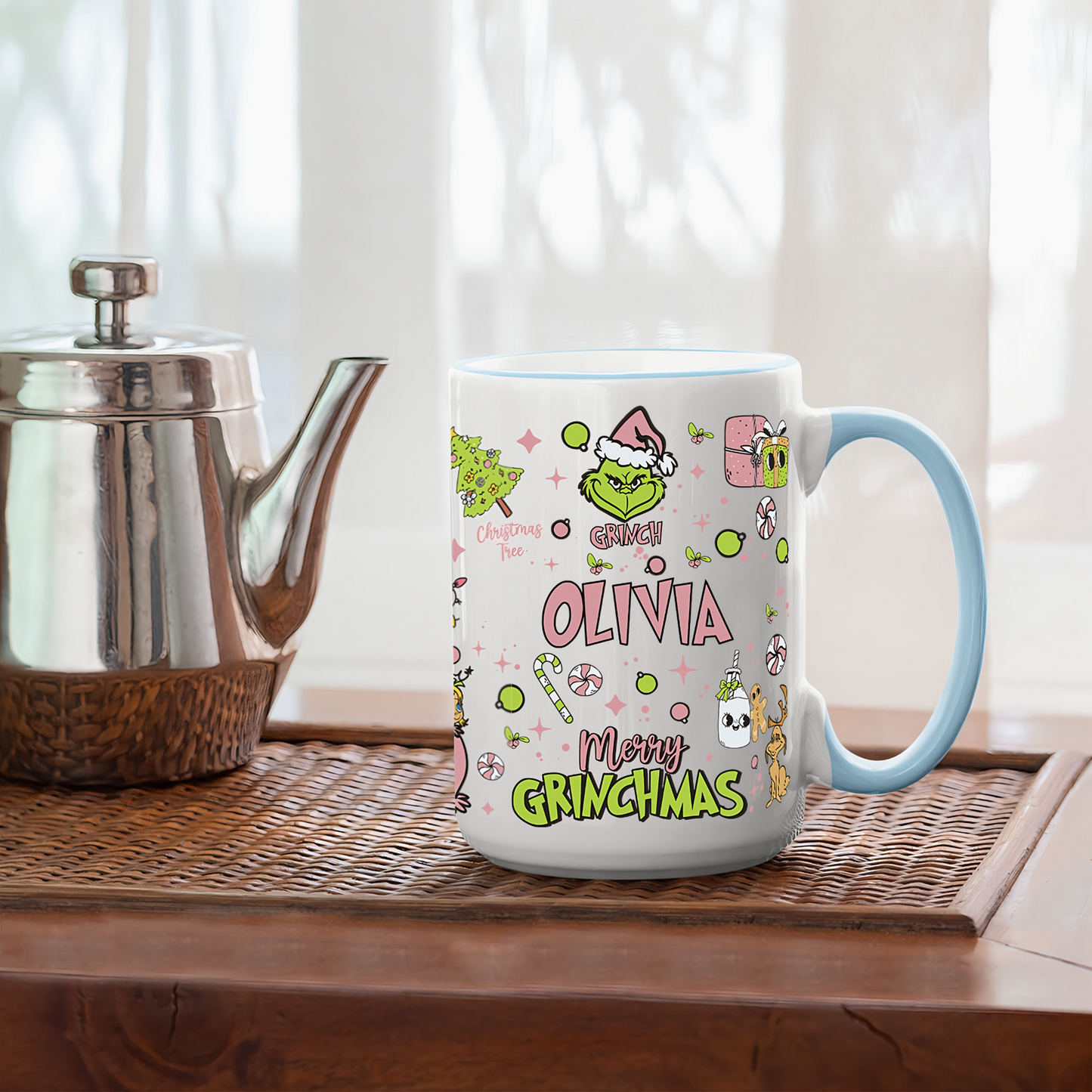 Personalized Merry Grinchmas Mug