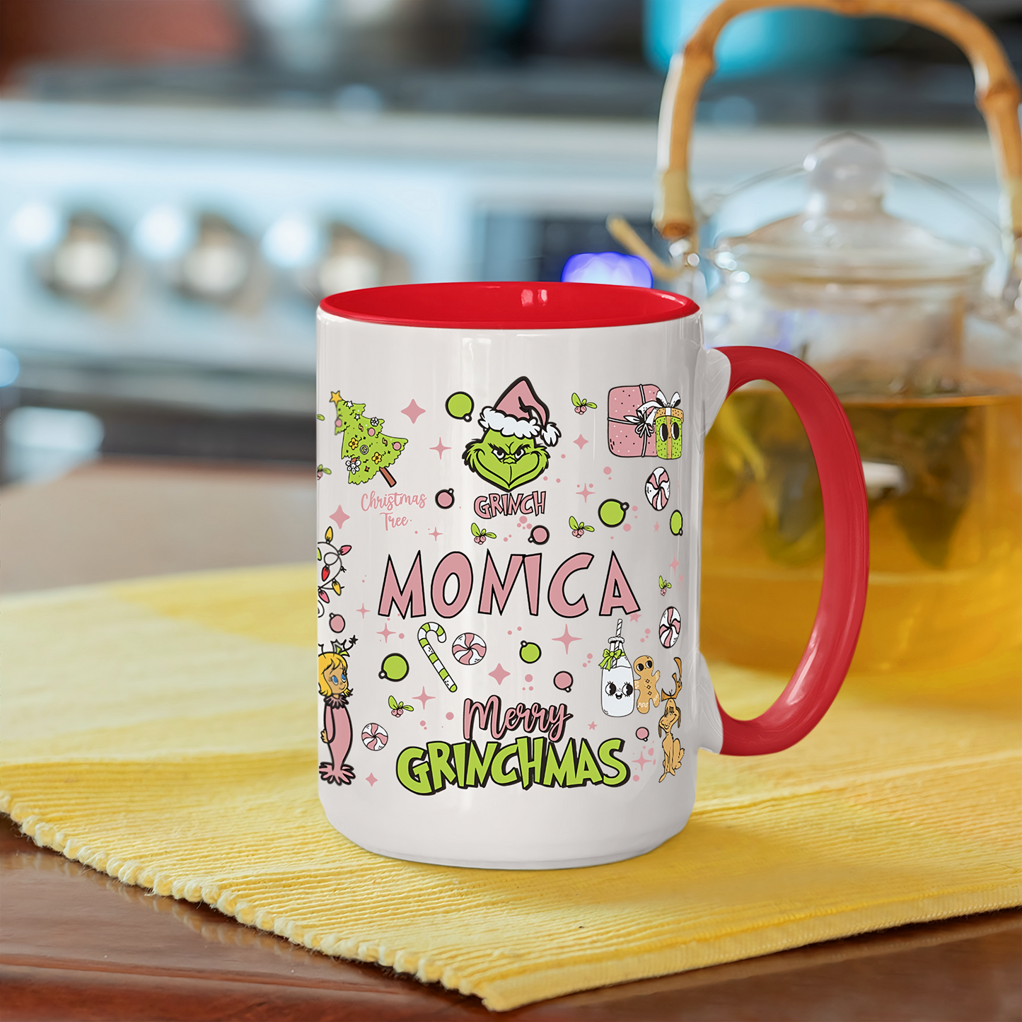 Personalized Merry Grinchmas Mug