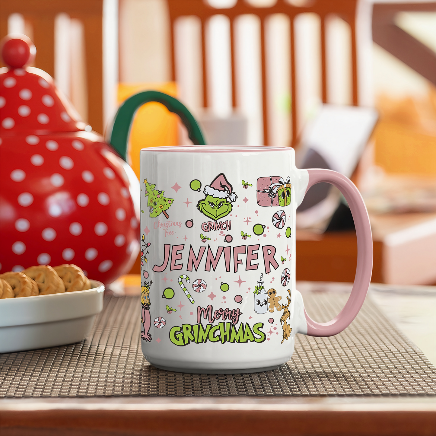 Personalized Merry Grinchmas Mug