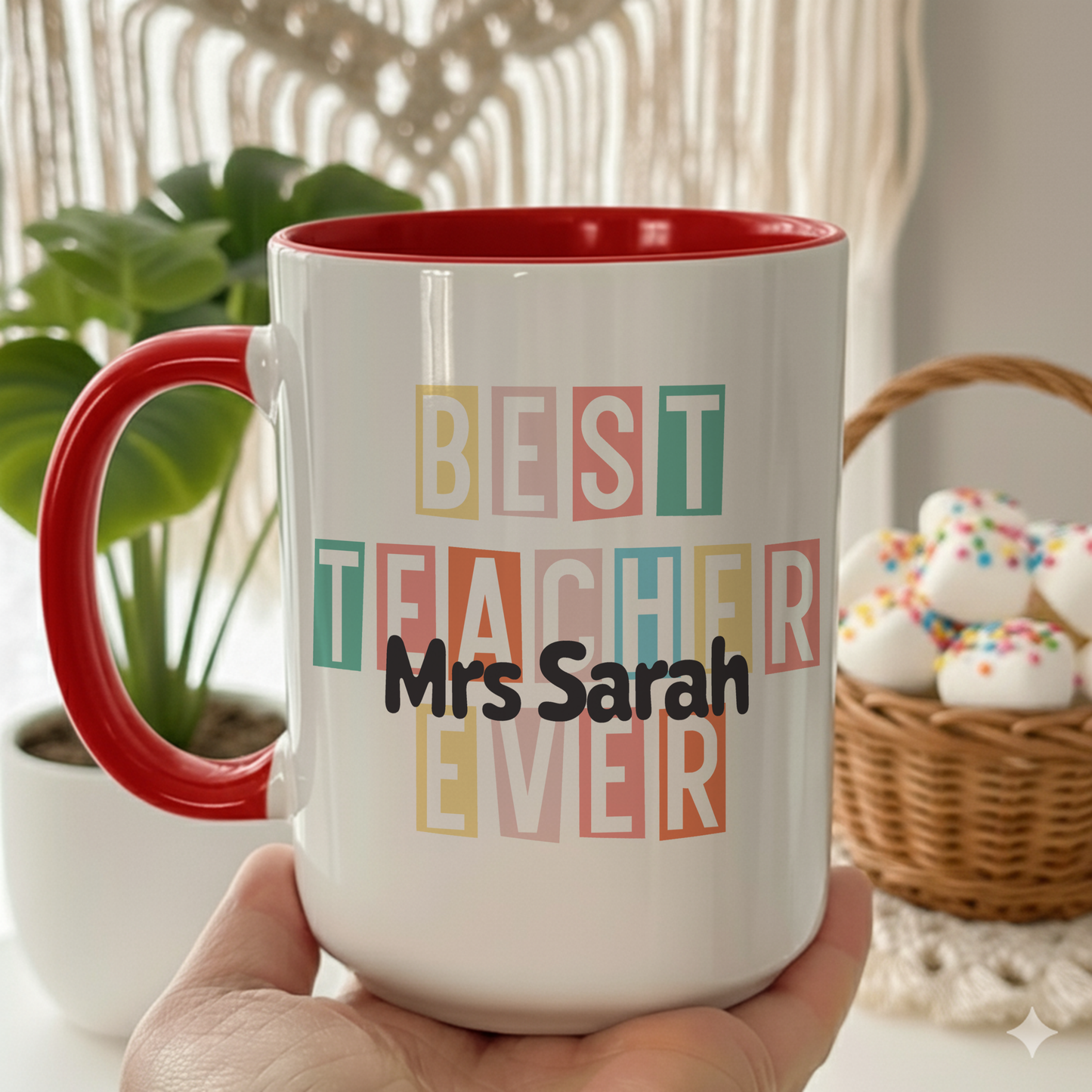 Personalized Best Teacher Ever Mug