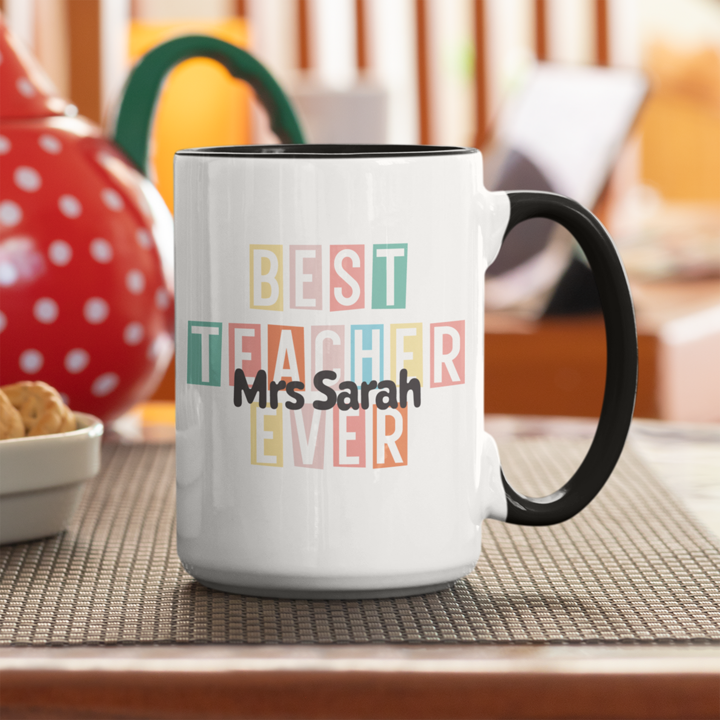 Personalized Best Teacher Ever Mug