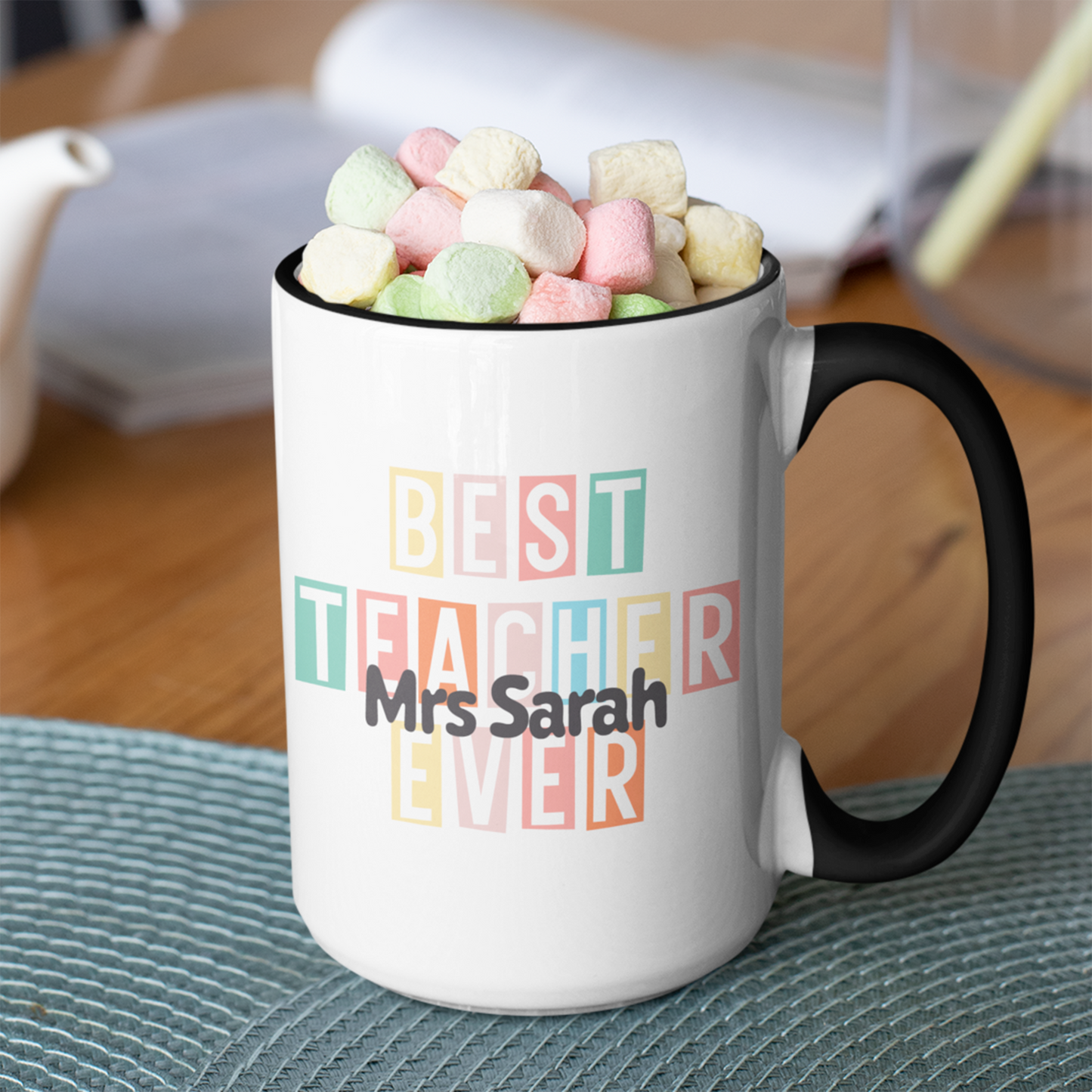 Personalized Best Teacher Ever Mug