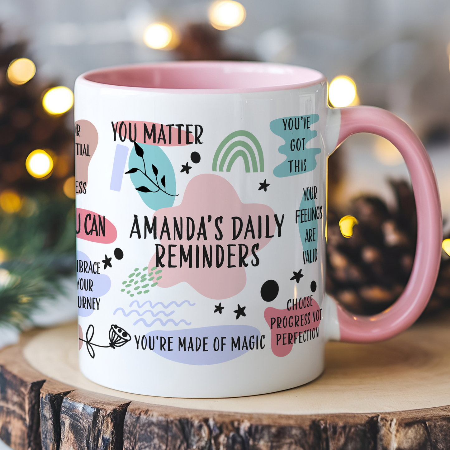 Personalized Daily Reminders Mug