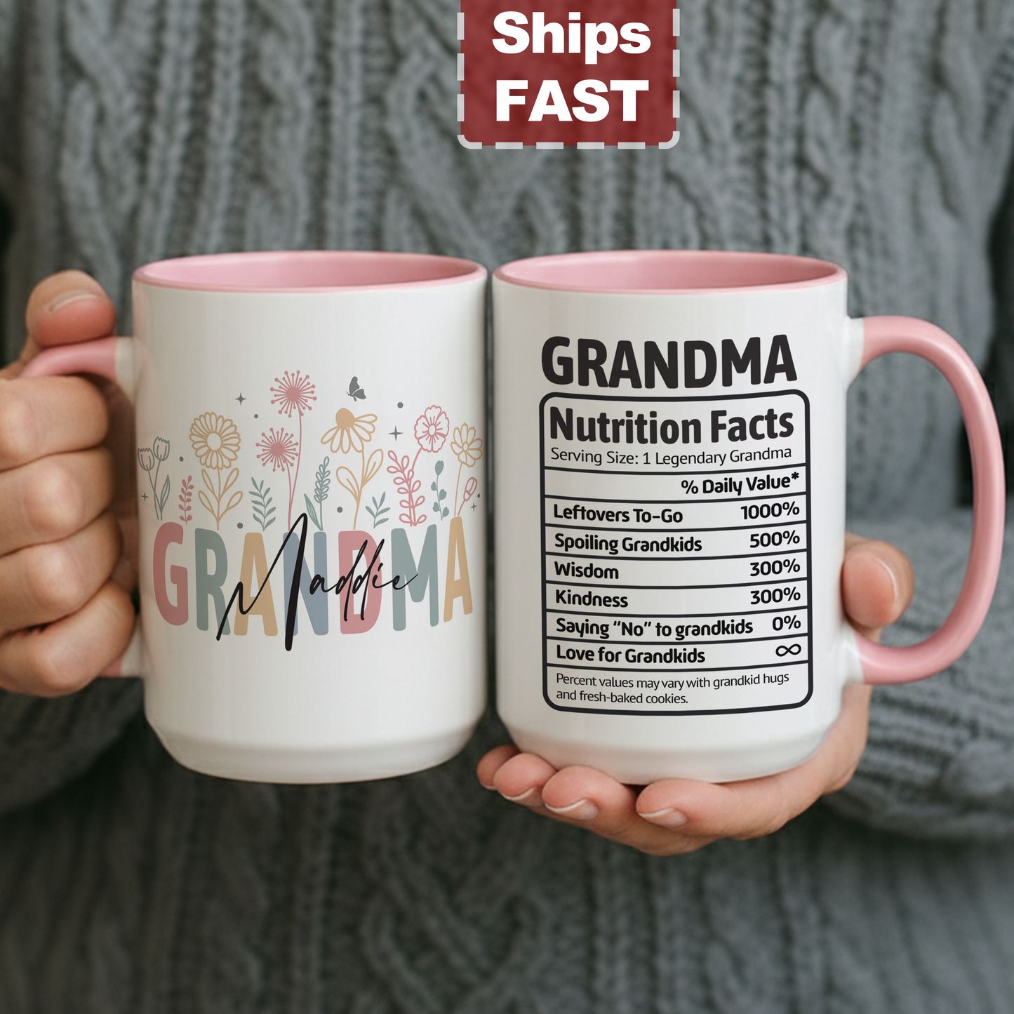 Personalized Grandma Mug