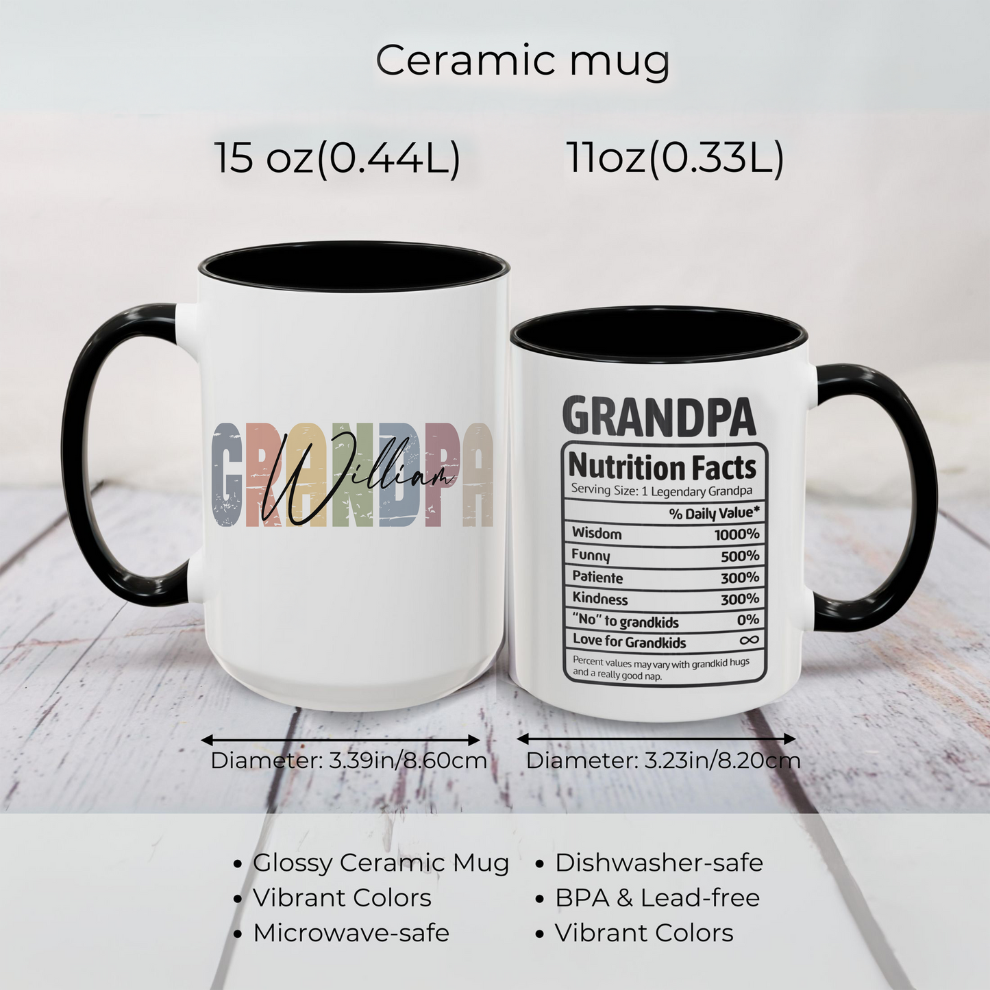 Personalized Grandpa Mug