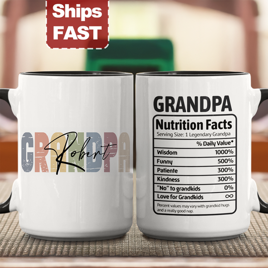 Personalized Grandpa Mug