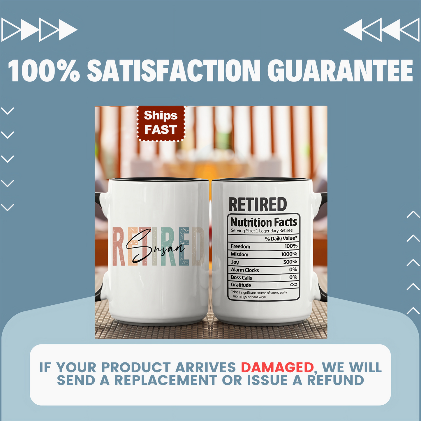 Personalized Retirement Mug