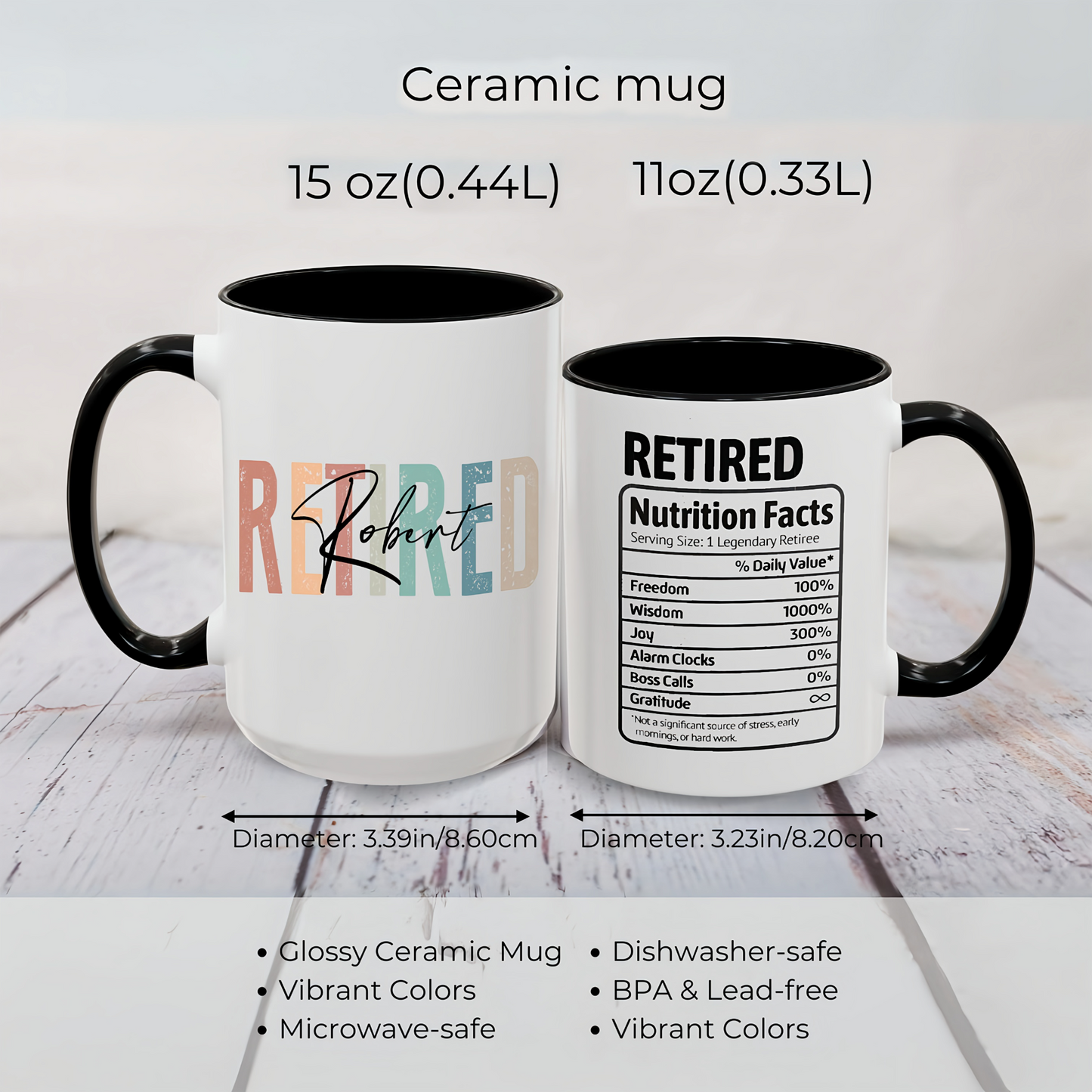 Personalized Retirement Mug