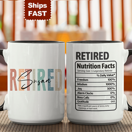 Personalized Retirement Mug