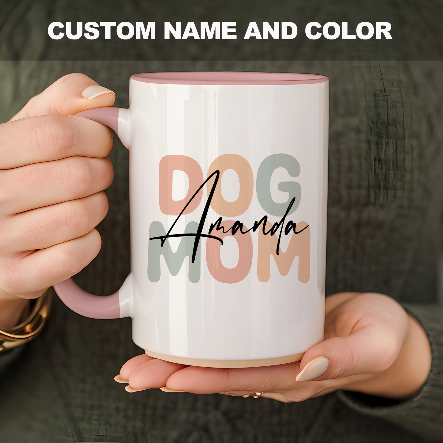 Personalized Dog Mom Mug
