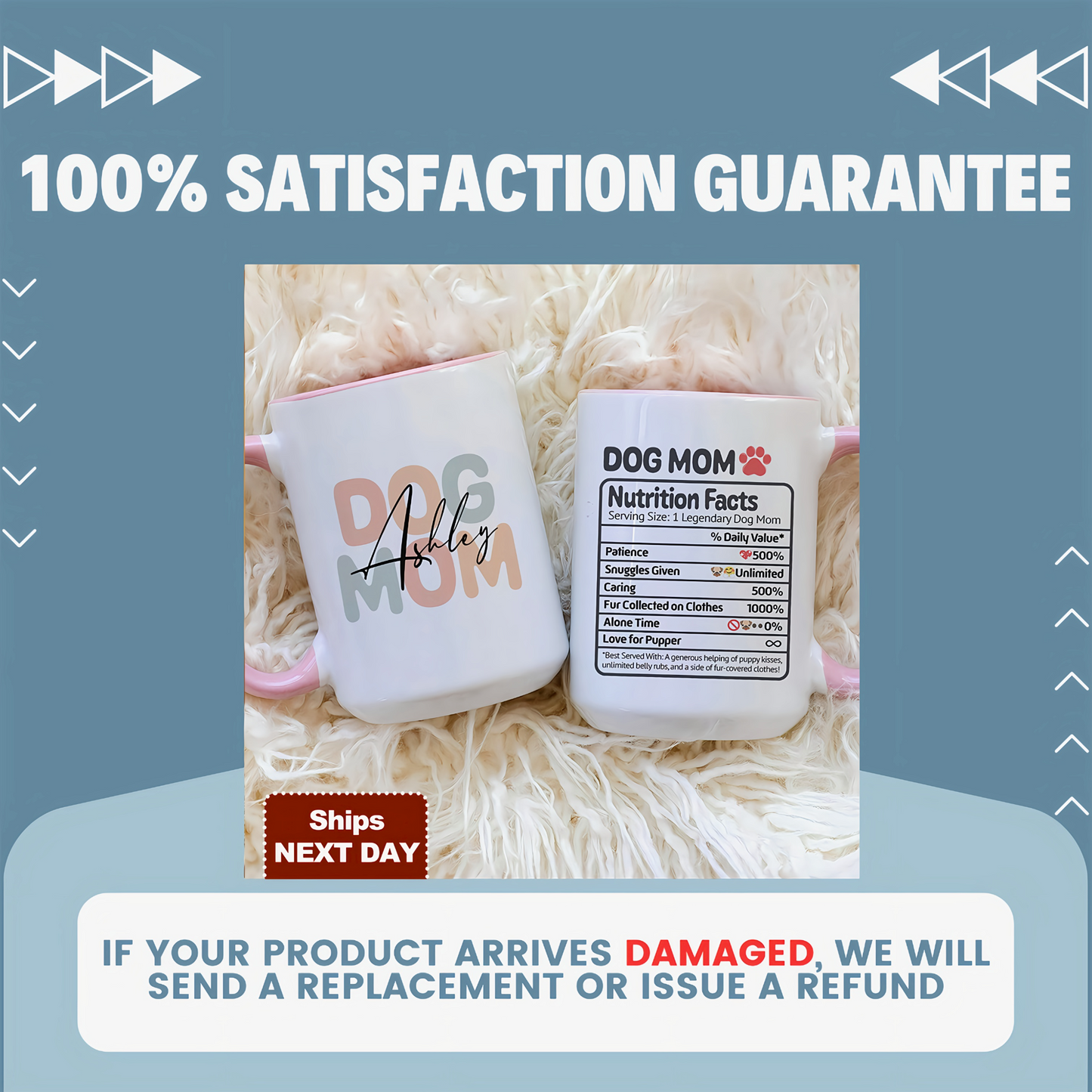 Personalized Dog Mom Mug