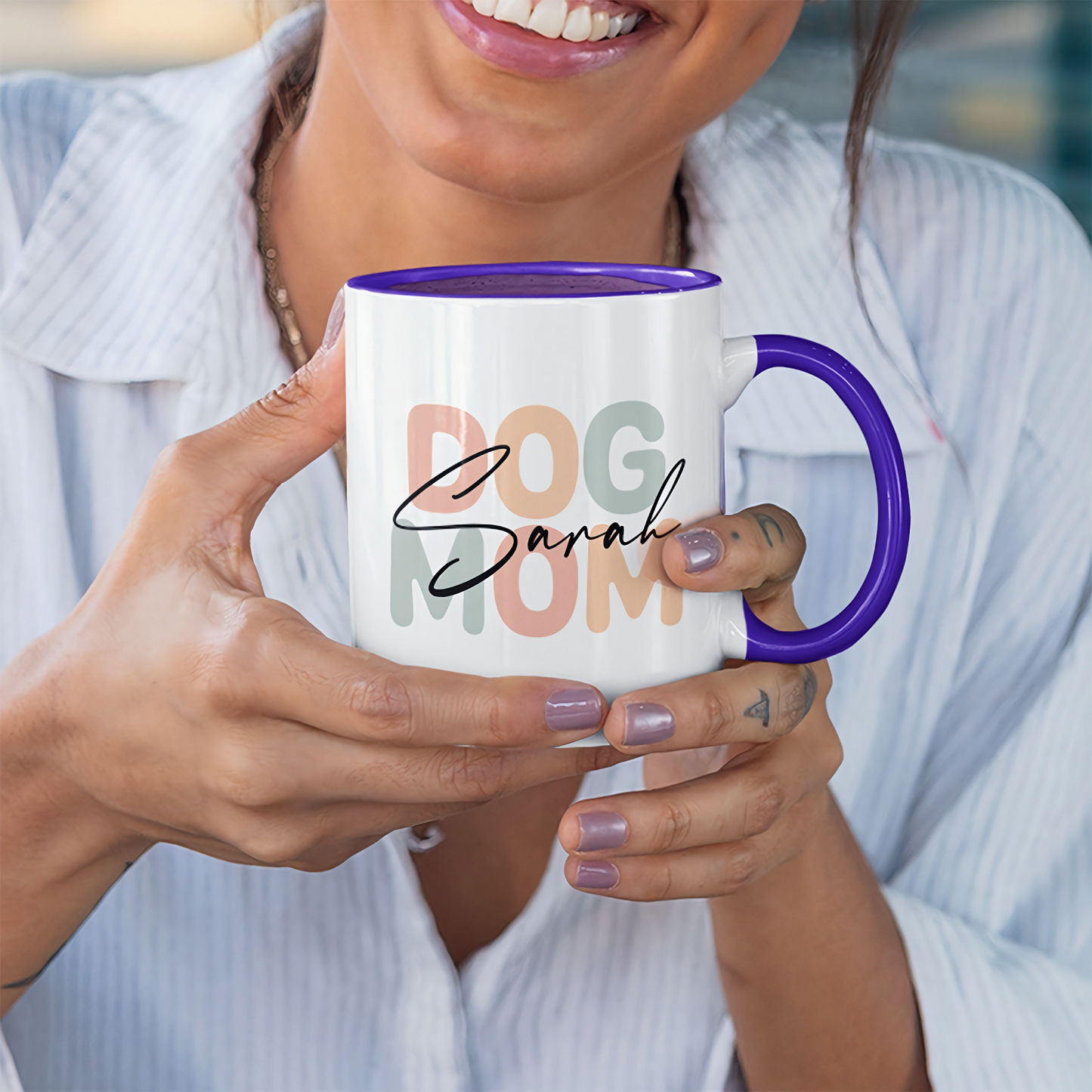Personalized Dog Mom Mug