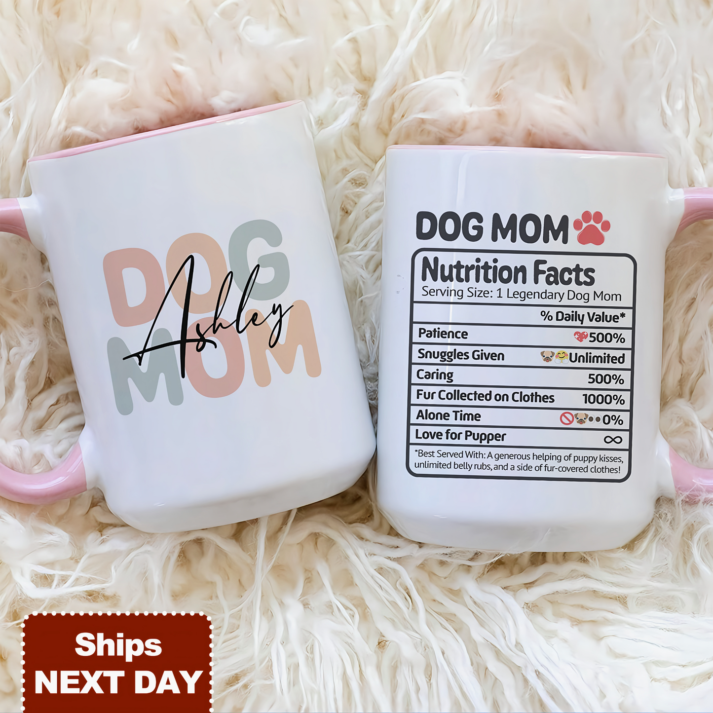 Personalized Dog Mom Mug