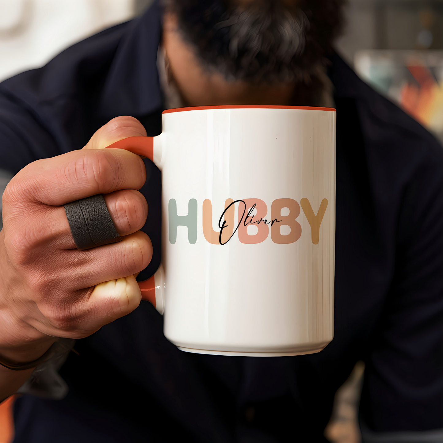 Personalized Husband Nutrition Facts Mug