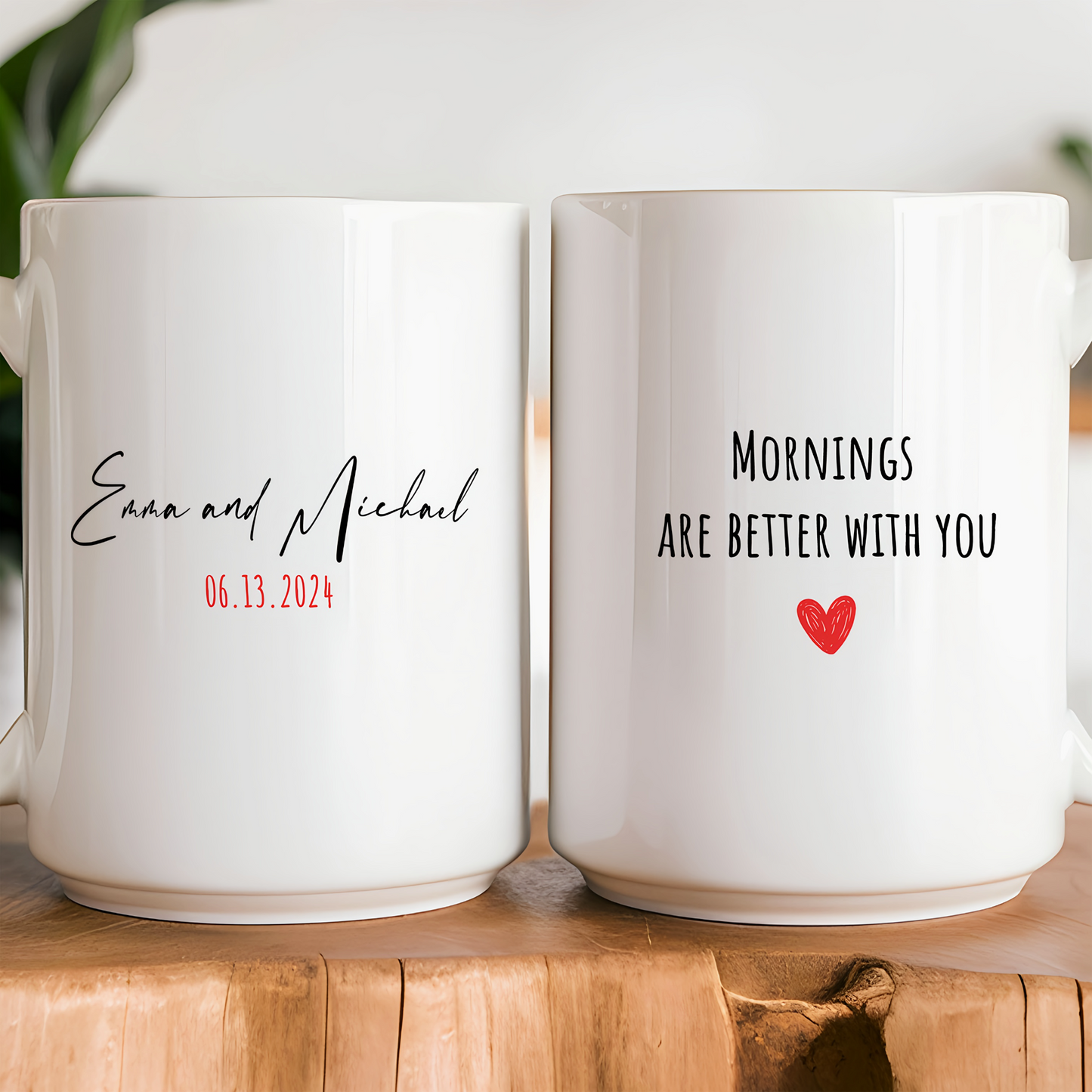 Personalized Mr Mrs Mug