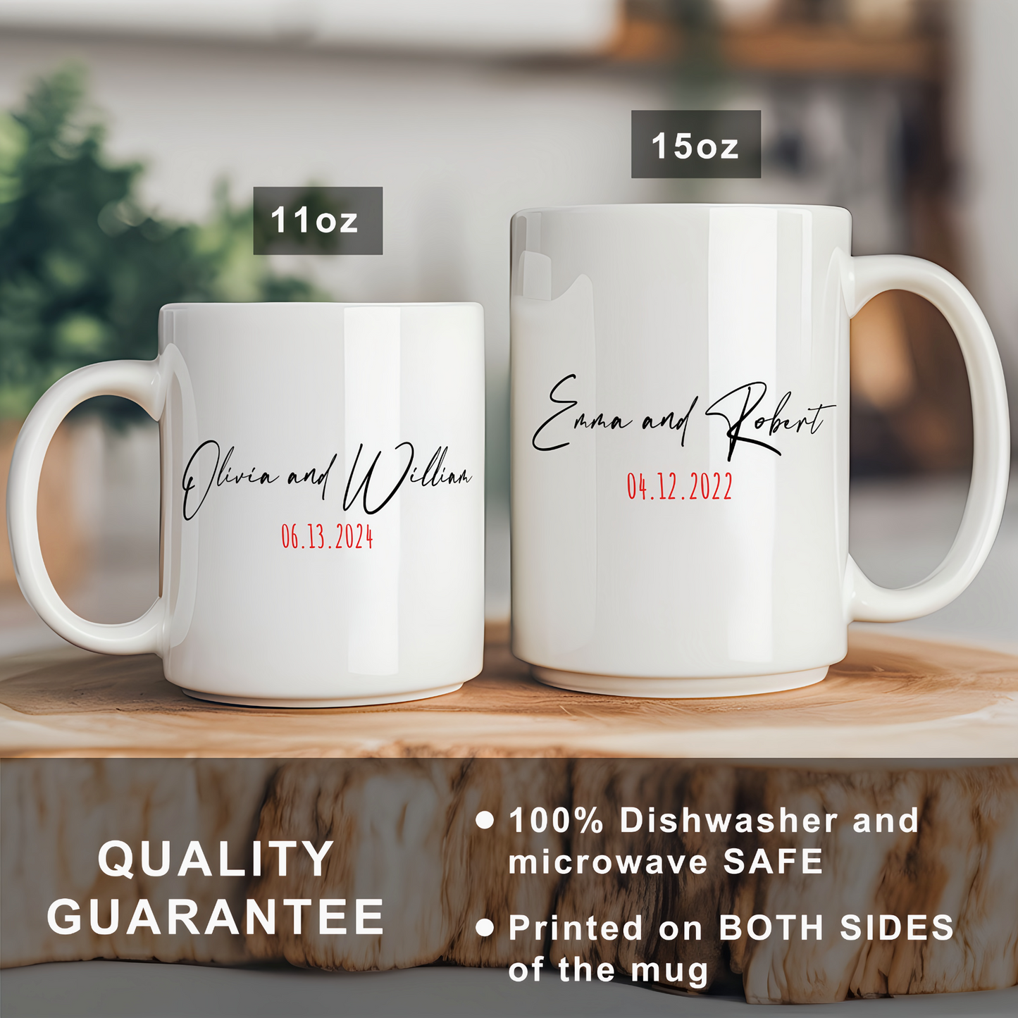 Personalized Mr Mrs Mug