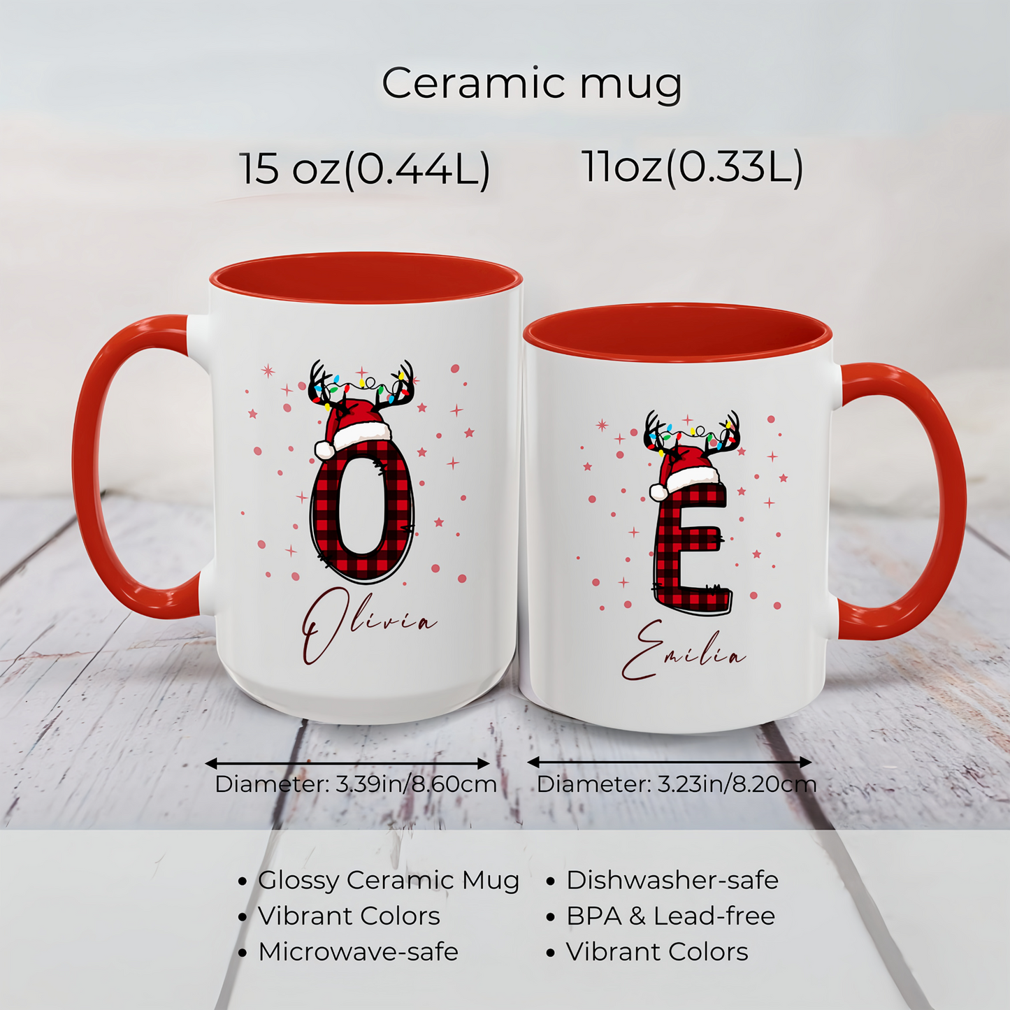 Personalized Christmas Mug