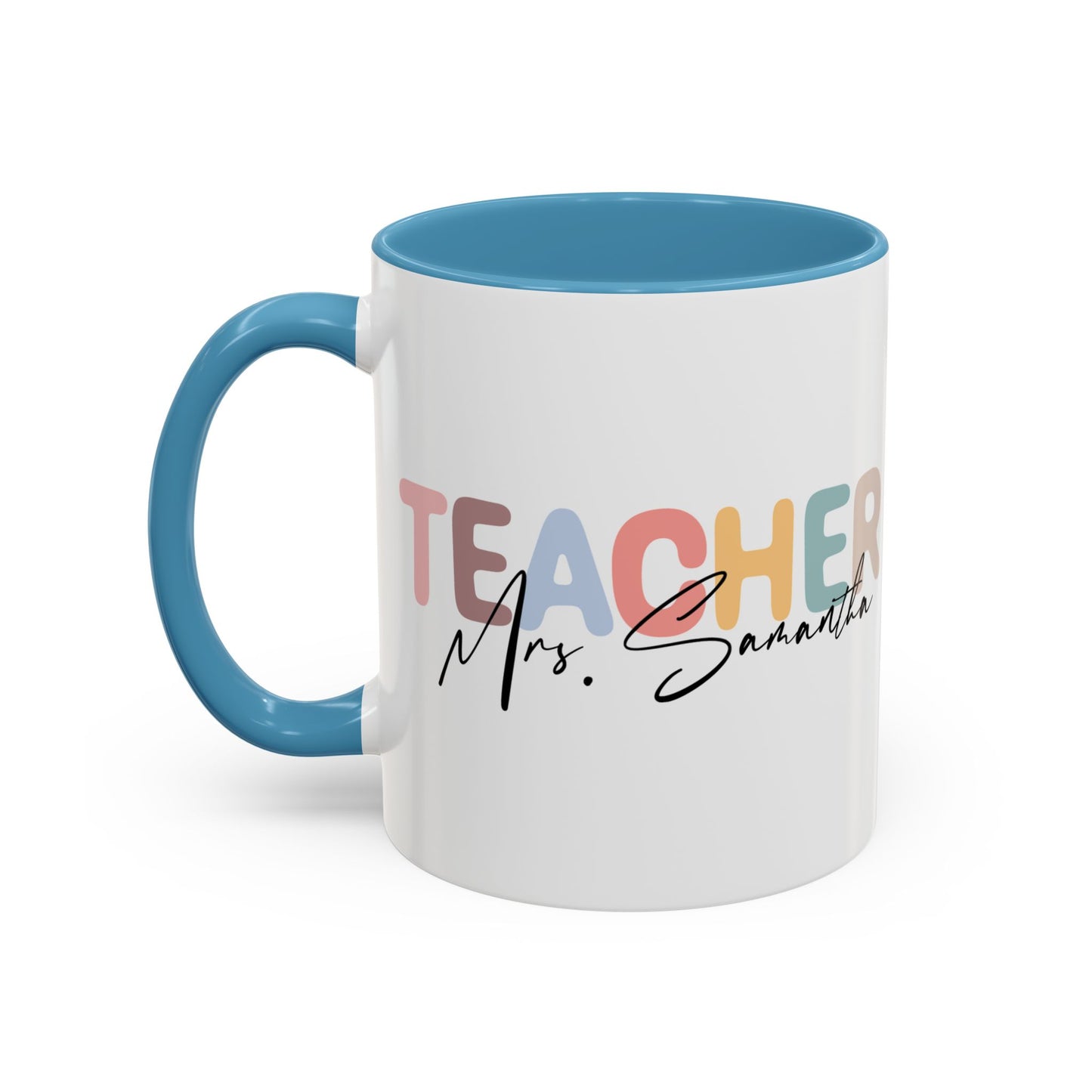 Personalized Teacher Nutrition Facts Mug