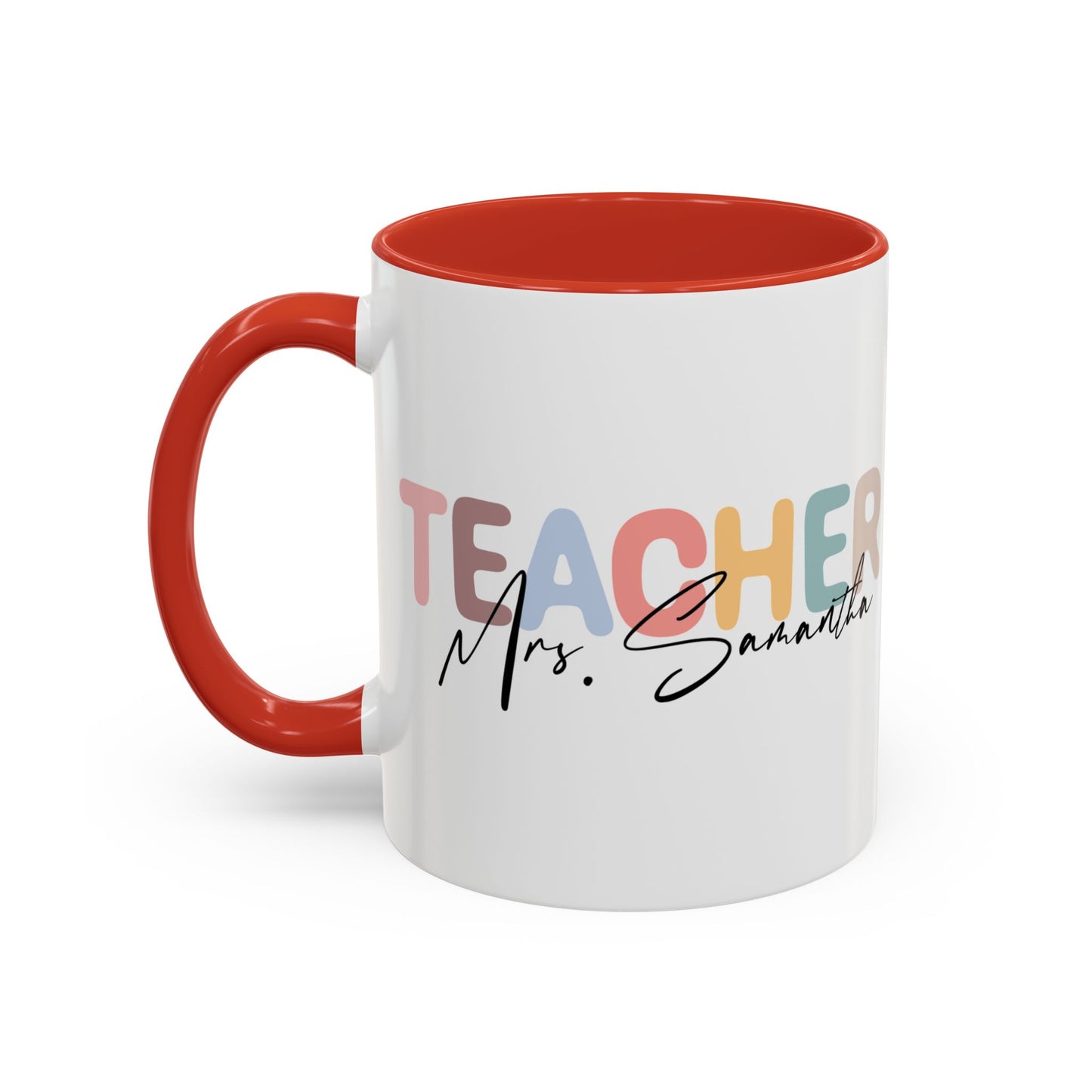 Personalized Teacher Nutrition Facts Mug