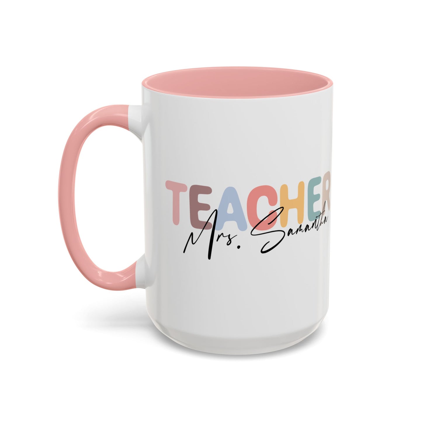 Personalized Teacher Nutrition Facts Mug