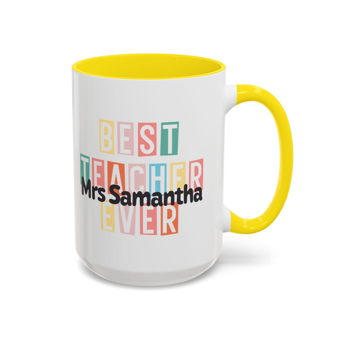 Personalized Best Teacher Ever Mug